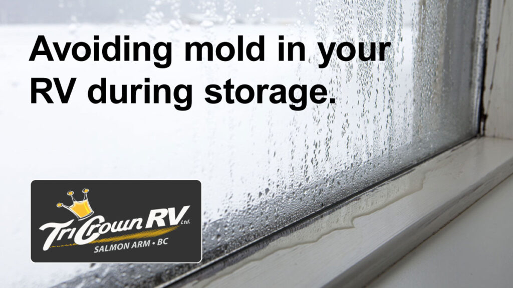 Avoiding mold in your RV during storage.